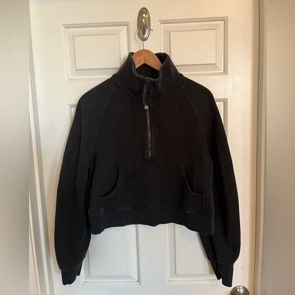 Lululemon Scuba Oversized Funnel Neck Half-Zip Black XS/S - Picture 7 of 12